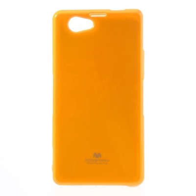 Sony Xperia Z1 Compact geltonas Mercury kieto silikono (TPU) dėklas / Priedai.lt
