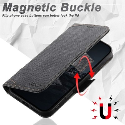 Apple iPhone 16 Pro „SUTENI“ MagSafe Retro tahke nahk kaaned - must | Priedai.lt