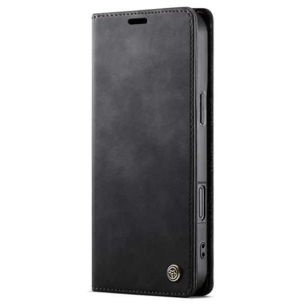 "CaseMe" Retro Skin ahke kaaned - must (iPhone 16 Pro Max)