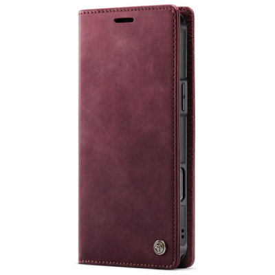 Apple iPhone 16 Pro „CaseMe“ MagSafe Leather 2-ühes klapiga ümbris - burgundia | Priedai.lt