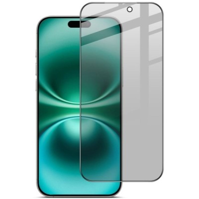 Apple iPhone 17 Pro Max "IMAK" Tempered Glass privaatsusega täiustatud kaitse must täiskattega kaitseklaas | Priedai.lt