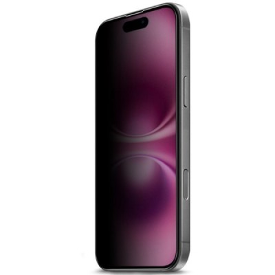 Apple iPhone Air "IMAK" Tempered Glass privaatsusega täiustatud kaitse must täiskattega kaitseklaas | Priedai.lt