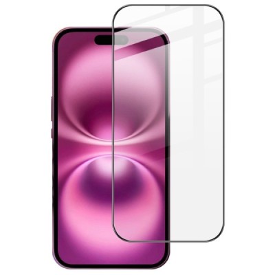 Apple iPhone Air "IMAK" karastatud klaasiga tugevdatud kaitse must täiskattega kaitseklaas | Priedai.lt
