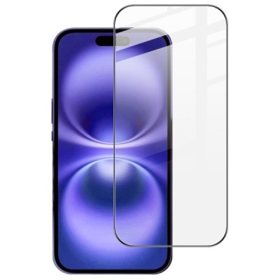 Apple iPhone 17 Pro Max "IMAK" karastatud klaasiga tugevdatud kaitse must täiskattega kaitseklaas | Priedai.lt