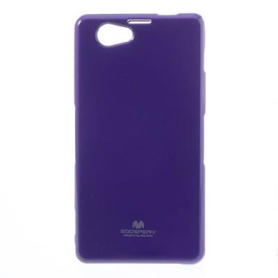 Sony Xperia Z1 Compact violetinis Mercury kieto silikono (TPU) dėklas / Priedai.lt