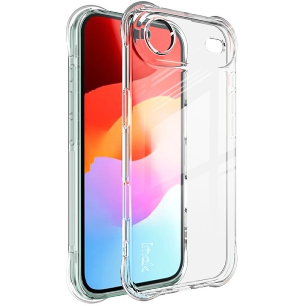 "Imak" tugevdatud turvalisus kõva silikoon (TPU) airbag ümbris - läbipaistev (iPhone Air)
