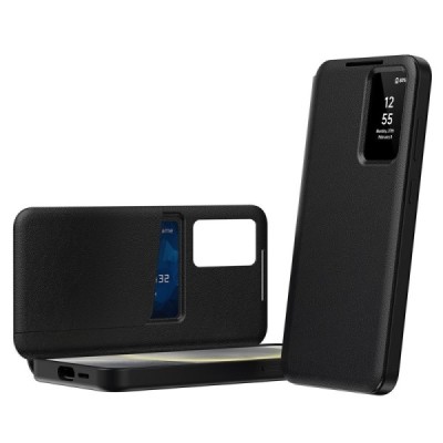 Samsung Galaxy S24 FE "Qing" Smart View tahke kaaned - must | Priedai.lt