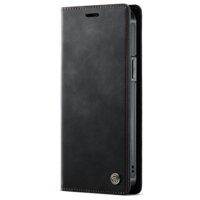 Apple iPhone 14 „CaseMe“ MagSafe Leather 2-ühes klapiga ümbris - must | Priedai.lt