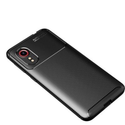Samsung Galaxy Xcover 5 „Fiber“ kieto silikono TPU juodas dėklas - nugarėlė | Priedai.lt