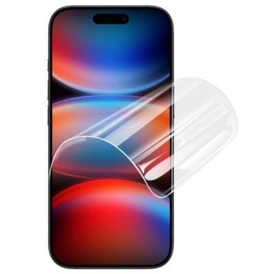 Apple iPhone 17 / 17 Pro "IMAK" Hydrogel kaitsev läbipaistev (täielik katvus) ekraanikile | Priedai.lt