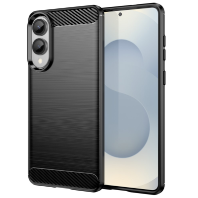 Samsung Galaxy S25 Edge "Carbon" kõva silikoon (TPU) tagakaane must - ümbris | Priedai.lt