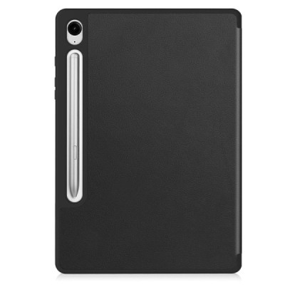 Samsung Galaxy Tab S9 11" / S9 FE 5G / S10 FE / S10 Lite klapiga must nahkümbris - pliiatsiga raamatule | Priedai.lt