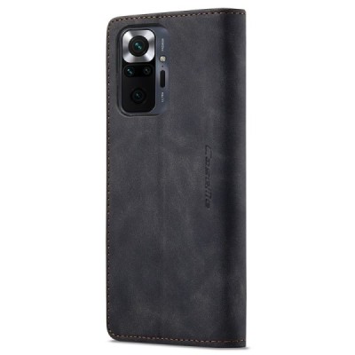 Xiaomi Redmi Note 10 Pro CaseMe Retro tahke nahk kaaned - must | Priedai.lt