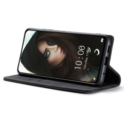 Xiaomi Redmi Note 10 Pro CaseMe Retro tahke nahk kaaned - must | Priedai.lt