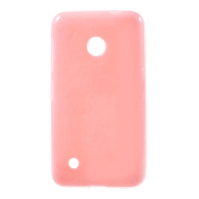 Nokia Lumia 530 (530 DS) rožinis kieto silikono (TPU) dėklas - nugarėlė / Priedai.lt