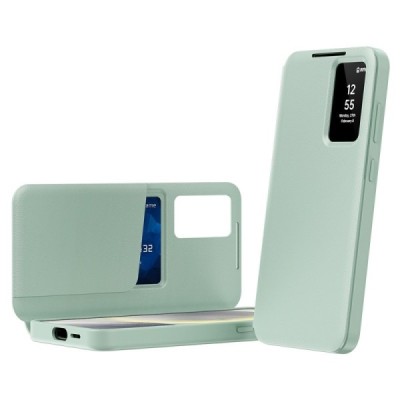 Samsung Galaxy S22 Ultra "Qing" Smart View tahke kaaned - roheline | Priedai.lt