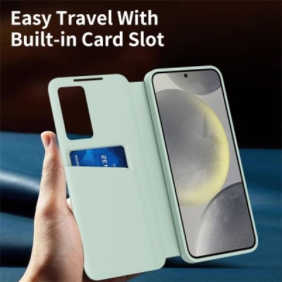 Samsung Galaxy S22 Ultra "Qing" Smart View tahke kaaned - roheline | Priedai.lt