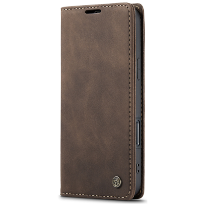 Apple iPhone 17 Pro Max CaseMe Retro tahke nahk kaaned - pruun | Priedai.lt