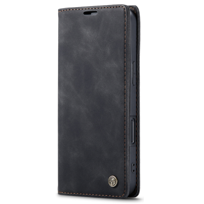 Apple iPhone 17 CaseMe Retro tahke nahk kaaned - must | Priedai.lt