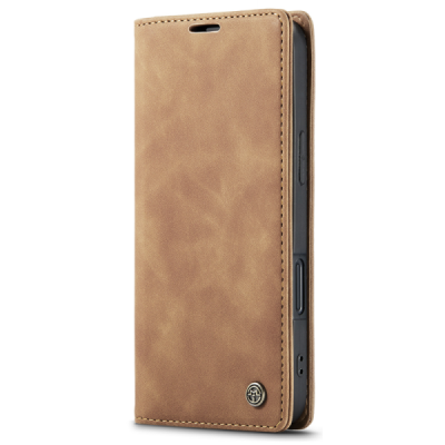 Apple iPhone 17 CaseMe Retro tahke nahk kaaned - helepruun | Priedai.lt