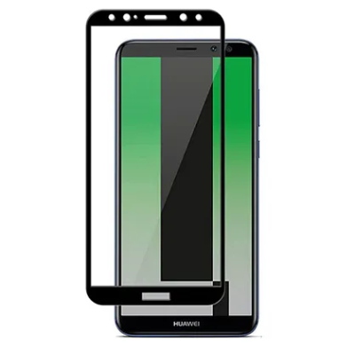 Huawei Mate 10 Lite "Rurihai" 9H karastatud klaasiga täiustatud kaitse must täiskattega kaitseklaas 2.5D | Priedai.lt