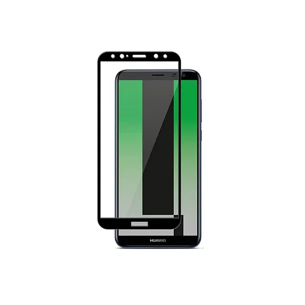 "Rurihai" Tempered Glass täielik katvus kaitsev ekraaniklaas 2.5D - must (Mate 10 Lite)