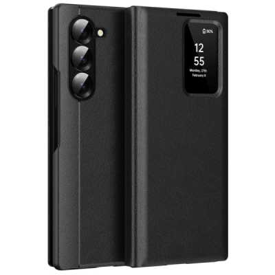 Samsung Galaxy Fold6 "Qing" Smart View tahke kaaned - must | Priedai.lt