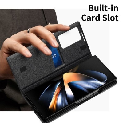 Samsung Galaxy Fold4 "Qing" Smart View tahke kaaned - must | Priedai.lt