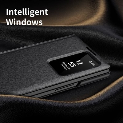 Samsung Galaxy Fold4 "Qing" Smart View tahke kaaned - must | Priedai.lt