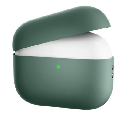 AirPods Pro 2 silikoonist roheline kõrvaklapiümbris | Priedai.LT