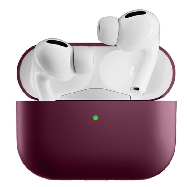 Silikoonist kõrvaklappide ümbris - burgundia (AirPods Pro 2)