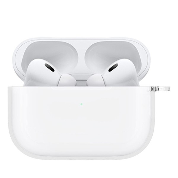 Silikoonist kõrvaklappide ümbris - läbipaistev (AirPods Pro 2)