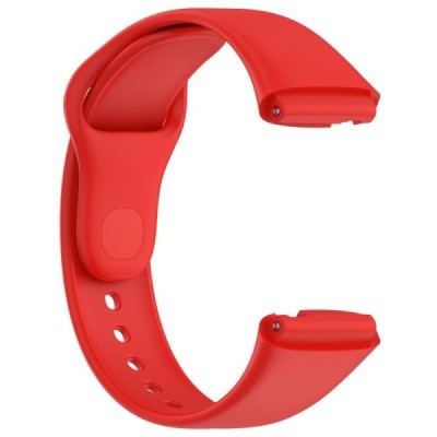 Xiaomi Redmi Watch 3 Lite / Watch 3 Active kõva silikoonist (TPU) punane käevõru | Priedai.lt