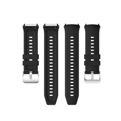 Huawei Watch GT 2e kõva silikoonist (TPU) must käevõru | Priedai.lt