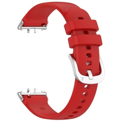 Samsung Galaxy Fit3 kõva silikoonist (TPU) punane käevõru | Priedai.lt