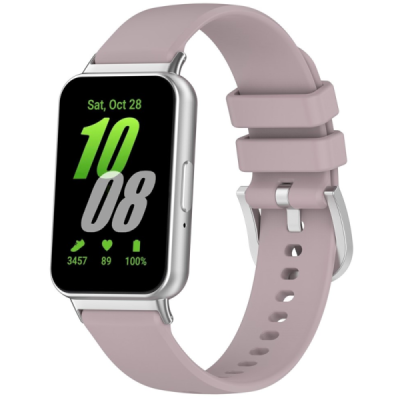 Samsung Galaxy Fit3 kõva silikoonist (TPU) lilla käevõru | Priedai.lt