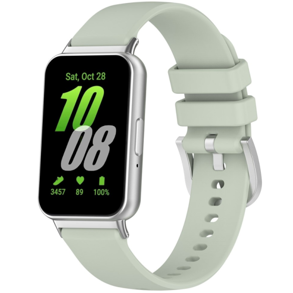 Nutikella kõva silikoonist (TPU) käevõru - piparmünt (Samsung Galaxy Fit3)