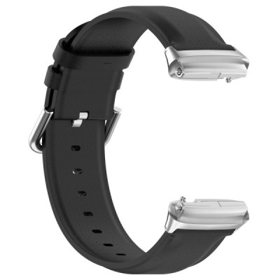 Nahkne nutikell Xiaomi Redmi Watch 3 Active / Redmi Watch 3 Lite must nahkrihm | Priedai.lt