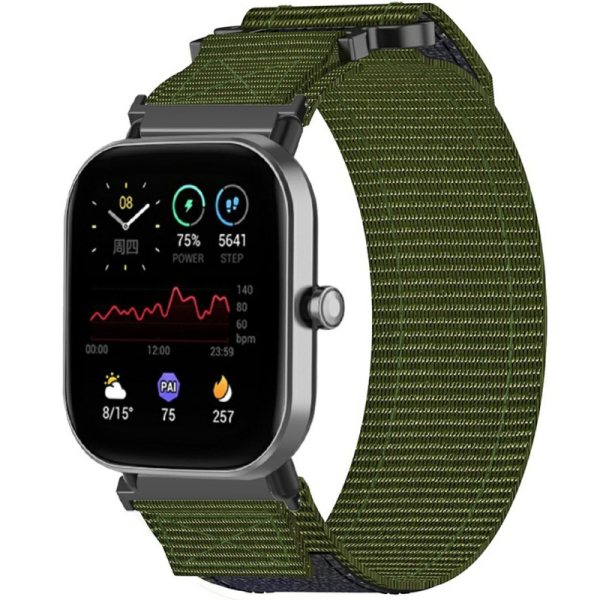 „Strap“ nutikella kangast käevõru - roheline (Galaxy Watch FE 40mm / Watch7 44mm / 40mm Loop)