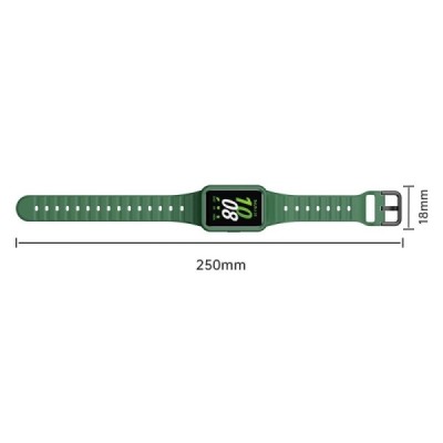 "Strap" Samsung Galaxy Fit3 kõva silikoonist (TPU) must käevõru | Priedai.lt