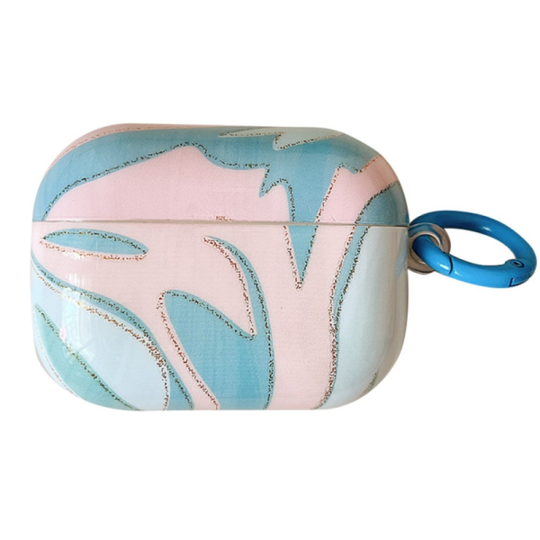 "Marble" Plastikust kõrvaklappide ümbris - roheline (AirPods Pro 2)