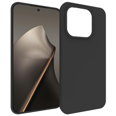 Xiaomi 15T kõva silikoon (TPU) tagakaane must - ümbris | Priedai.lt
