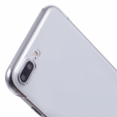 Apple iPhone 7 Plus / 8 Plus plastikust läbipaistev (läbipaistev) ümbris - tagakülg | Priedai.lt