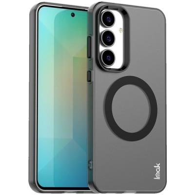 Samsung Galaxy S25 FE "IMAK" Candy MagSafe matt kõva silikoon (TPU) ümbris – must | Priedai.lt