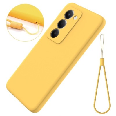 Xiaomi Redmi 15 4G "Shell" kõva silikoon (TPU) tagakaane kollane - ümbris | Priedai.lt