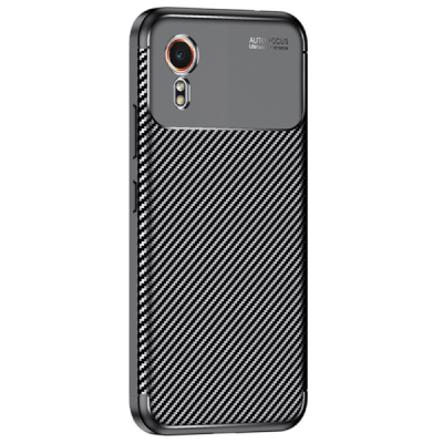 Samsung Galaxy Xcover 7 „Fiber“ kieto silikono TPU juodas dėklas - nugarėlė | Priedai.lt