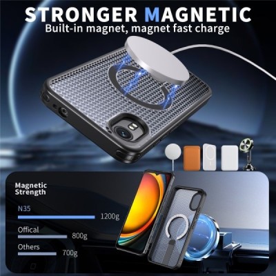 Samsung Galaxy Xcover 7 "HotSpot" MagSafe Kickstand must ümbris – taga | Priedai.lt