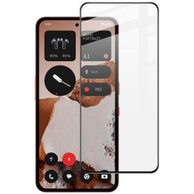 Nothing CMF Phone 2 Pro "IMAK" karastatud klaasiga tugevdatud kaitse must täiskattega kaitseklaas | Priedai.lt
