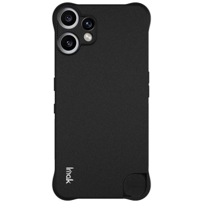 Nothing CMF Phone 2 Pro "Imak" tugevdatud Airbag kaitse kõva silikoon matt TPU must ümbris - tagakülg | Priedai.lt