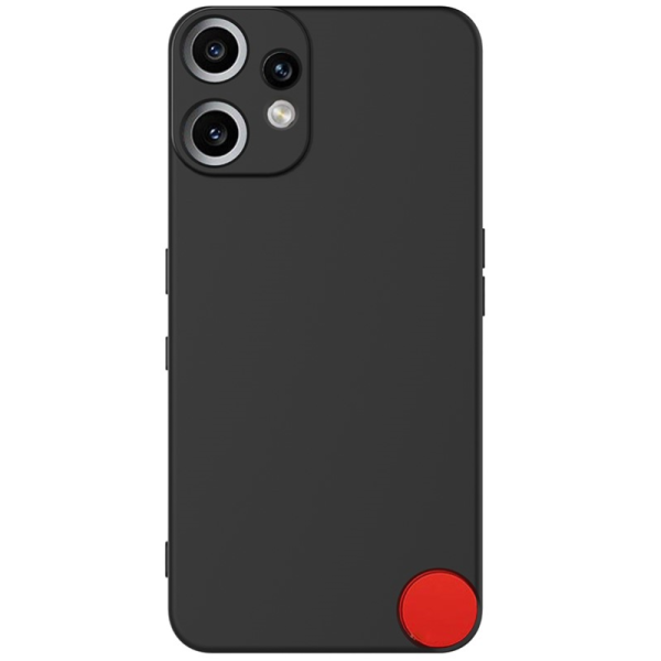 "Shell" kõva silikoon (TPU) ümbris – must (CMF Phone 2 Pro)